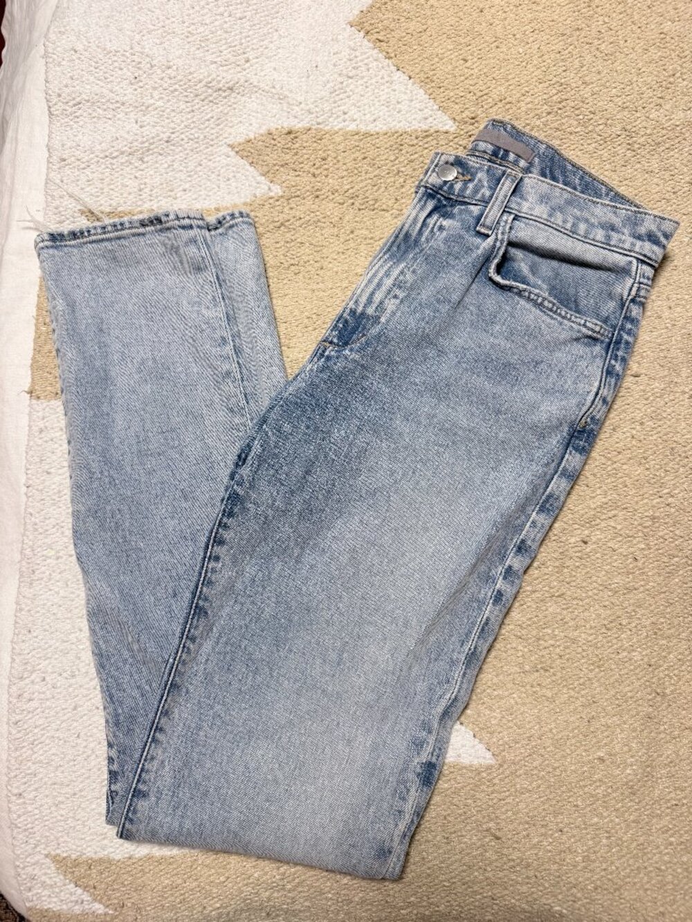 Joe’s Jeans The Luna High Rise Cigarette Ankle Jeans Size 28 Light Wash